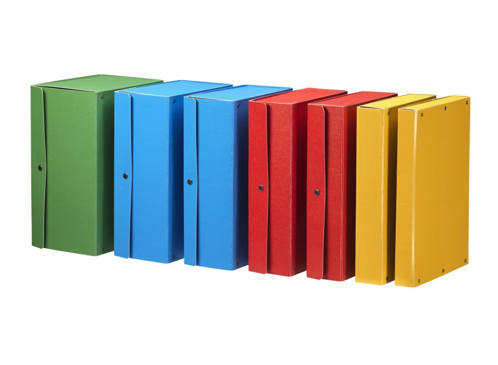 Cartella Portaprogetti, Formato Commerciale, Vari Colori e Formati Dorso