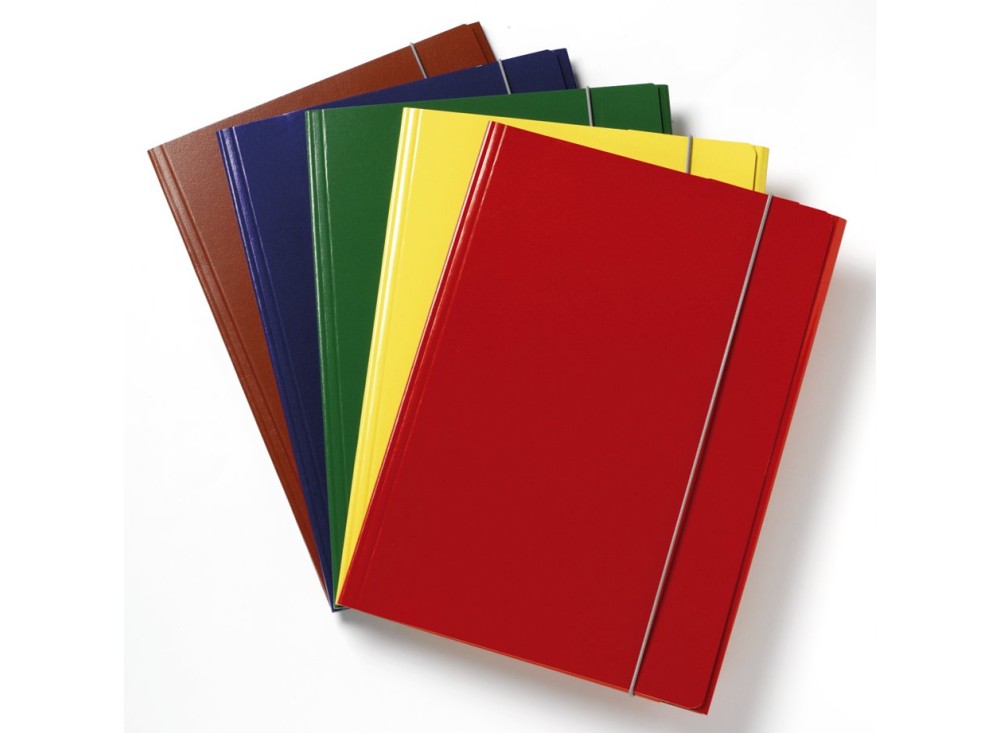 Cartella Progetti con Elastico, Portaprogetti, in presspan, cartone, espandibile, 10 Pezzi