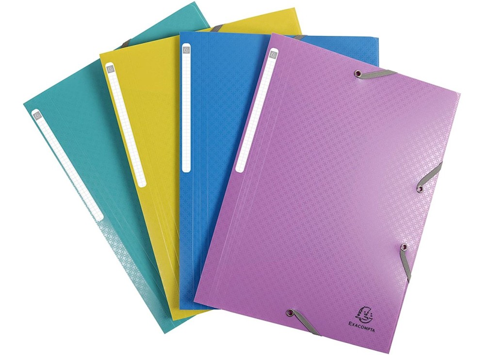 Cartelle Forever Young con Elastico a 3 Lembi, in Polipropilene Riciclato