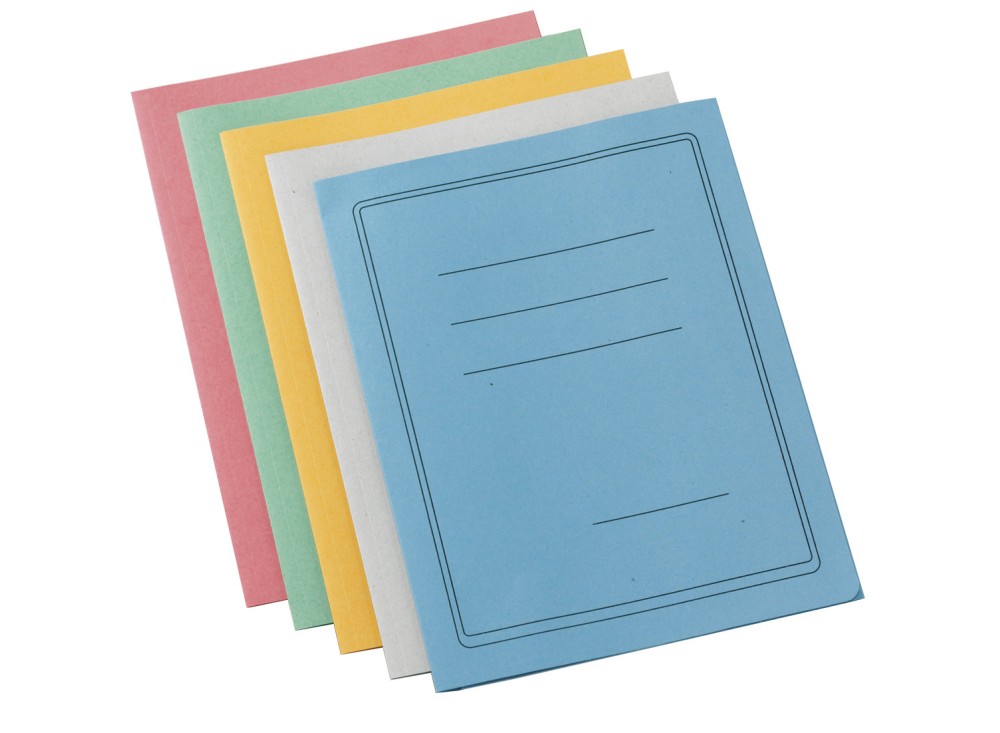 Cartelle Manilla Semplici con Stampa, 205 Gr, 100 Pezzi