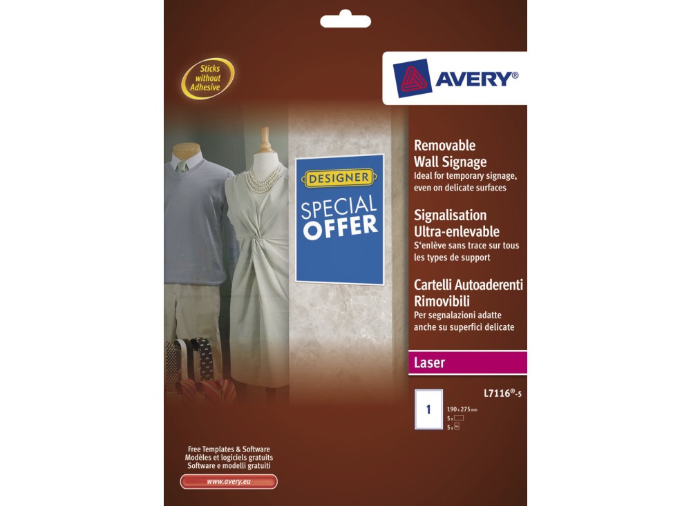 Cartelli per Vetrine