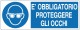 Cartello in Alluminio di Obbligo