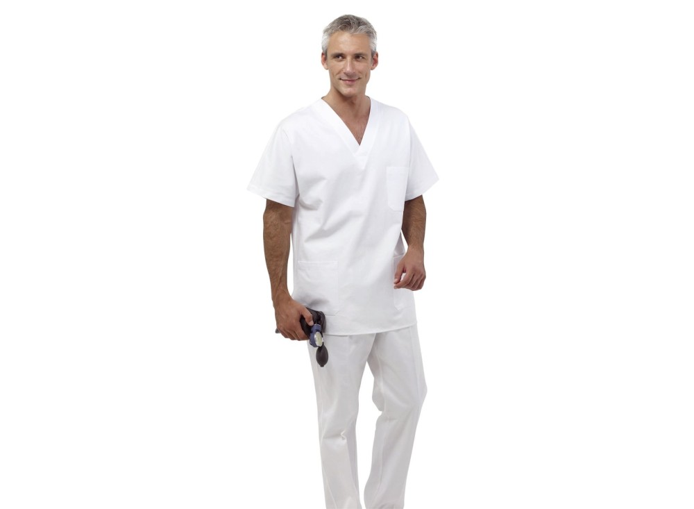 Casacca Maniche Corte Medico/Infermiere Cotone Step One
