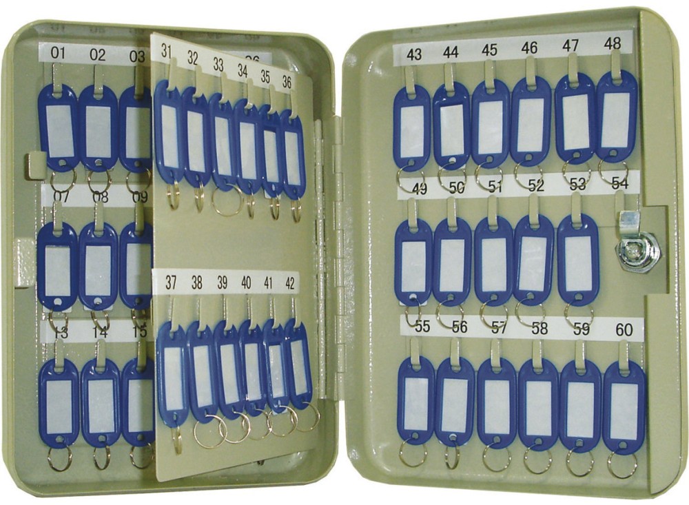 Cassetta Portachiavi in Metallo, Numerazione Progressiva, Serratura