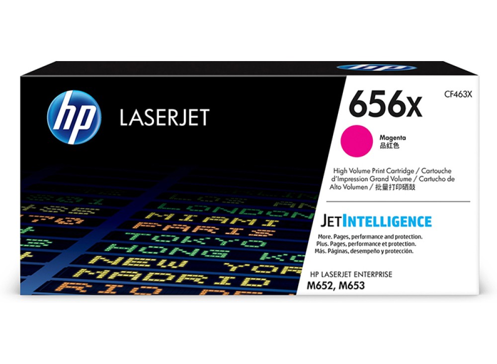 CF463XC cart.orig. HP "656X" LaserJet M652 magenta 22 K