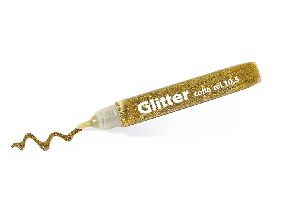 Colla Glitter in Tubetti, Disponibile in Diversi Assortimenti