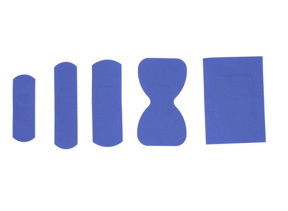 Confezione 100 Cerotti Blu Detectable Non Sterili