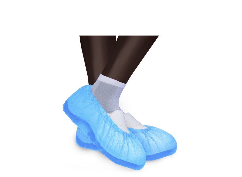 Confezione da 50 Paia (100 Pezzi) di Copriscarpe Blu 0A44005