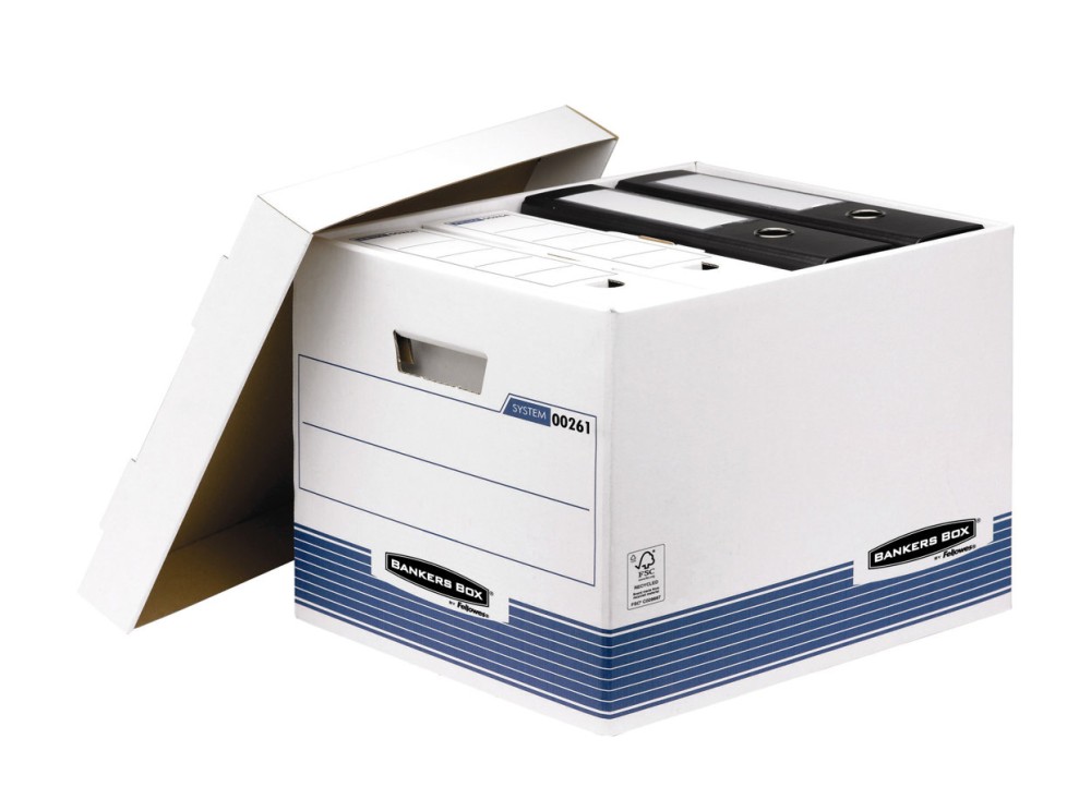 Contenitore Bankers Box, Scatola Archivio, 10 Pezzi