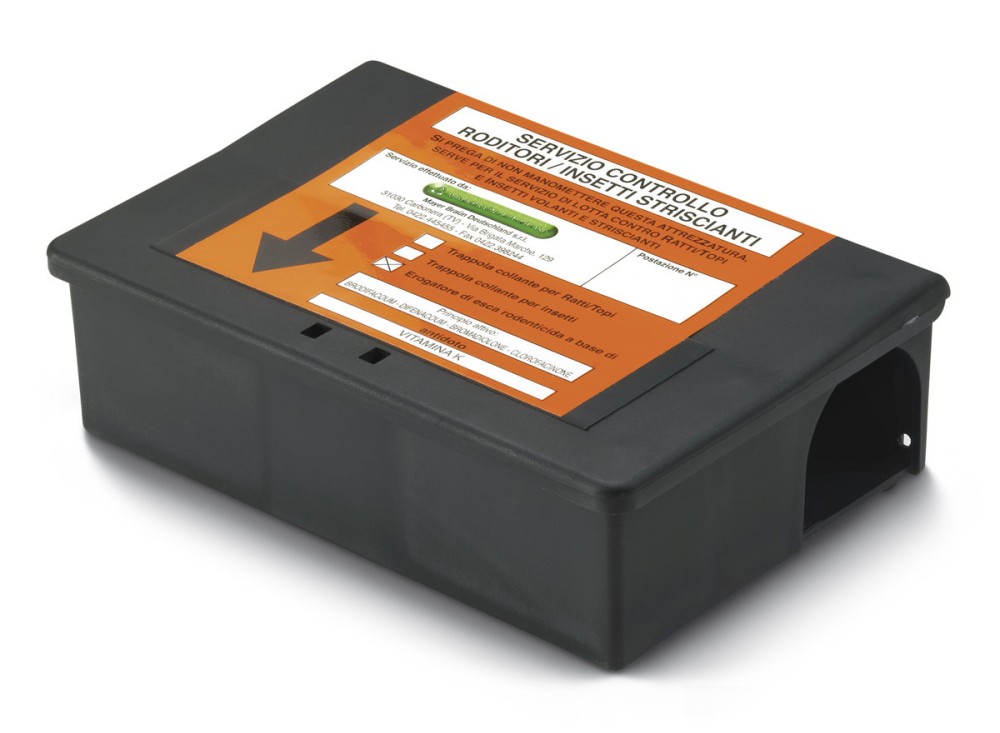 Contenitore per Esca Topicida, con Chiave di Sicurezza