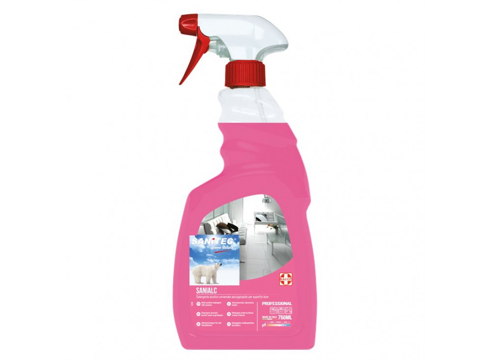 Detergente asciugarapido Sanialc Sanitec