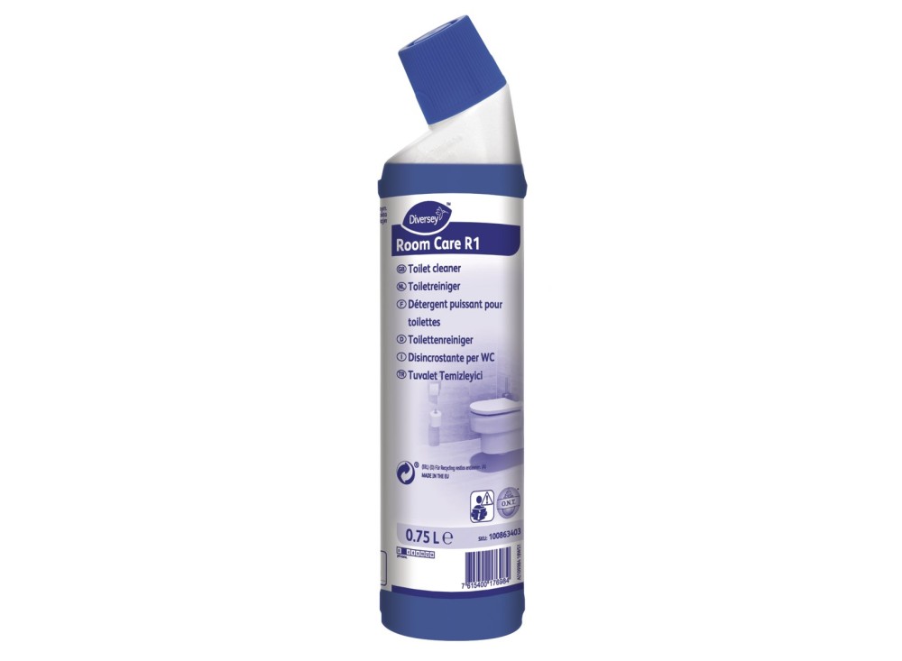 Detergente Disincrostante Wc Diversey Room Care R1, ml 750