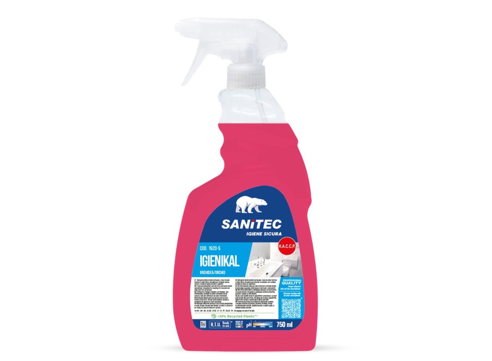 Detergente Igienikal Bagno, Disponibile in Diverse Fragranze, Formato Spray da ml 750