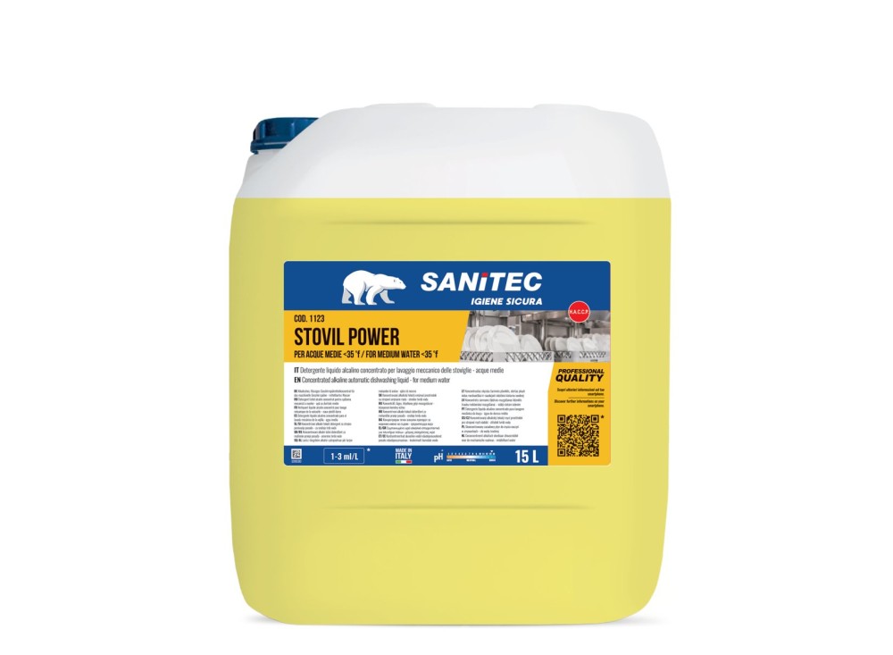 Detergente Igienizzante per Lavastoviglie Industriali, 18 kg