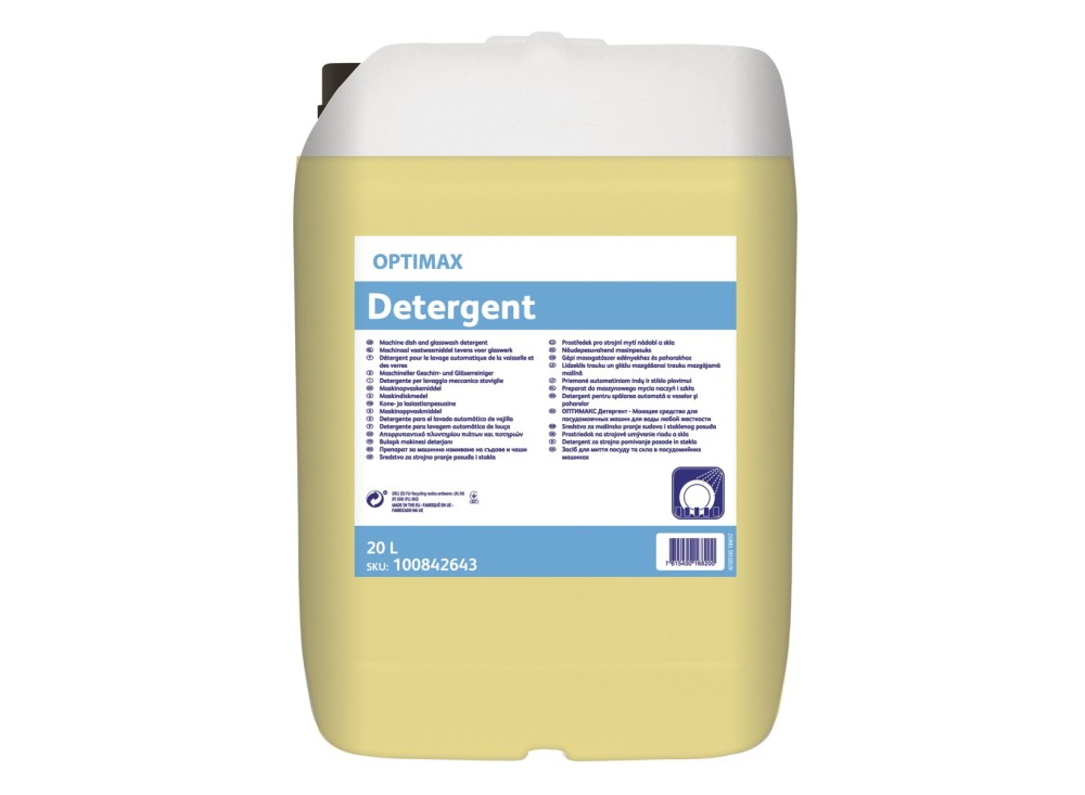 Detergente Lavastoviglie Acqua Medie Diversey Optimax