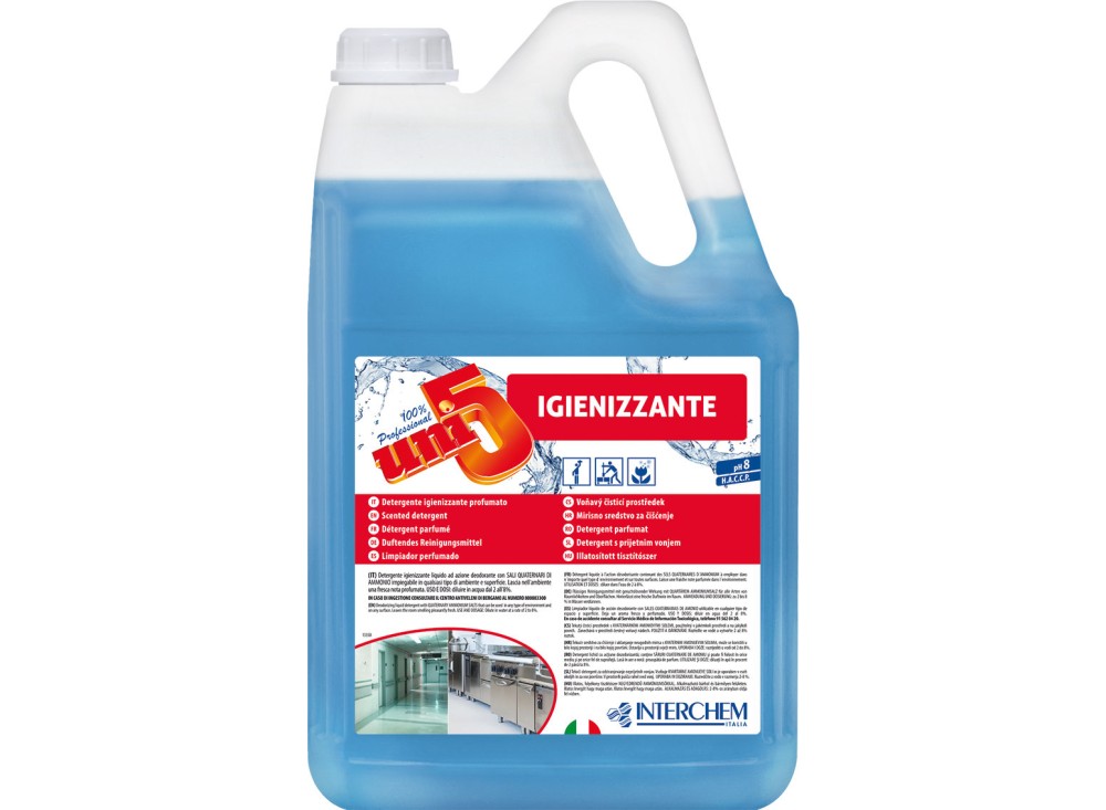 Detergente Pavimenti UNI5 Profumazione Floreale Kg 5 0680705