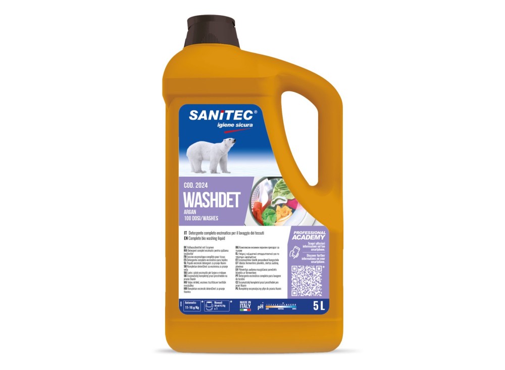 Detergente per Bucato a Mano e in Lavatrice, Capacità 5 kg