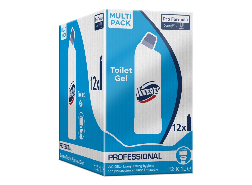 Detergente Wc Gel Domestos in Flacone da Lt1