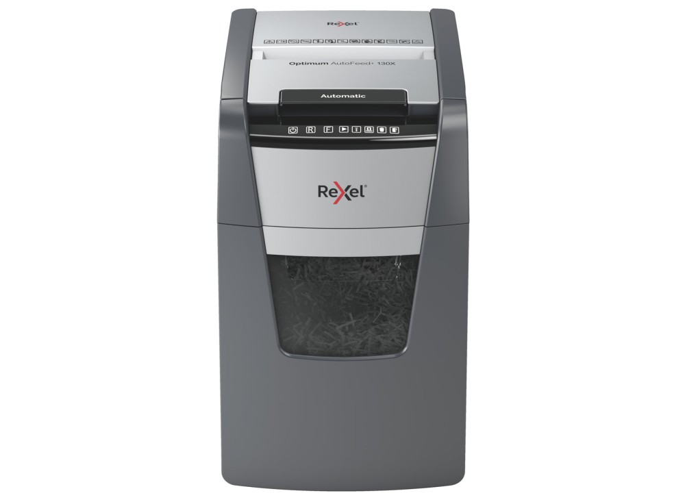 Distruggidocumenti Optimum Autofeed+130X, Frammenti, 130 Fogli, 44 L