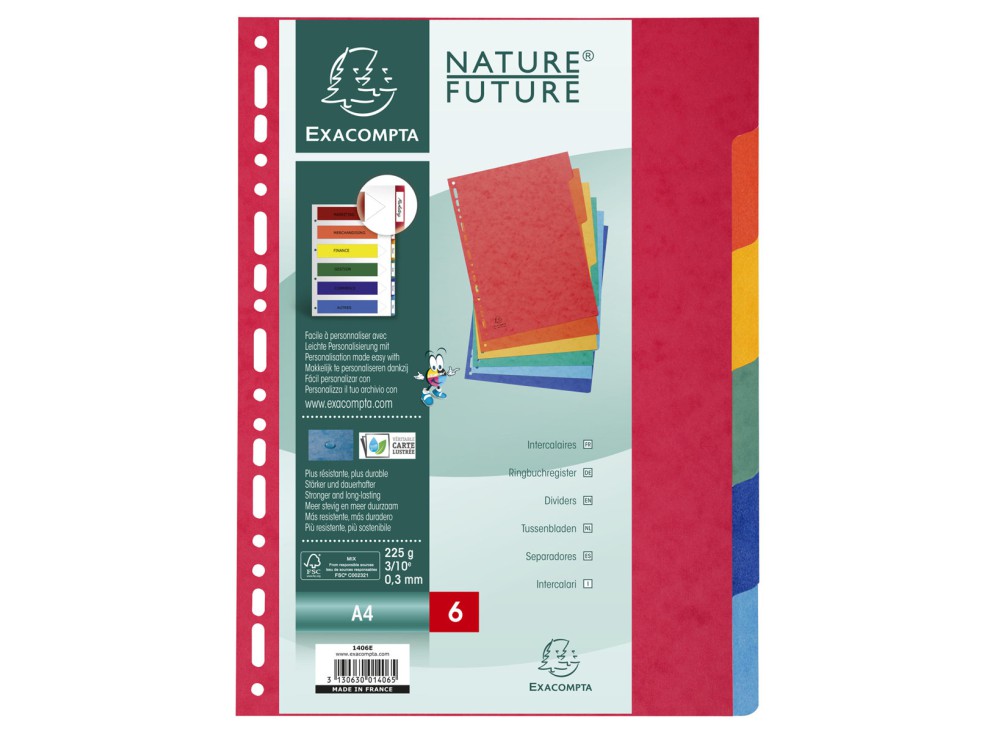 Divisori Nature Future, Vari Formati, Tacche 6-12