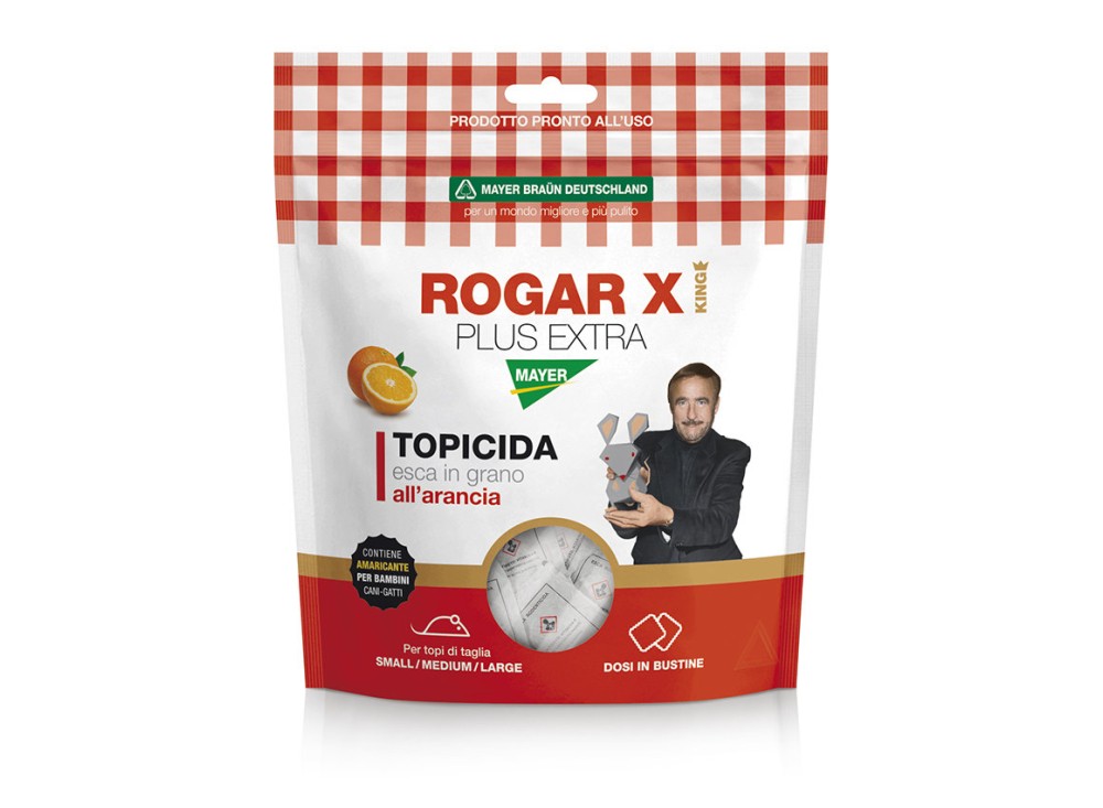 Esca Topicida in Grano Aromatizzato, Bustine da gr. 150