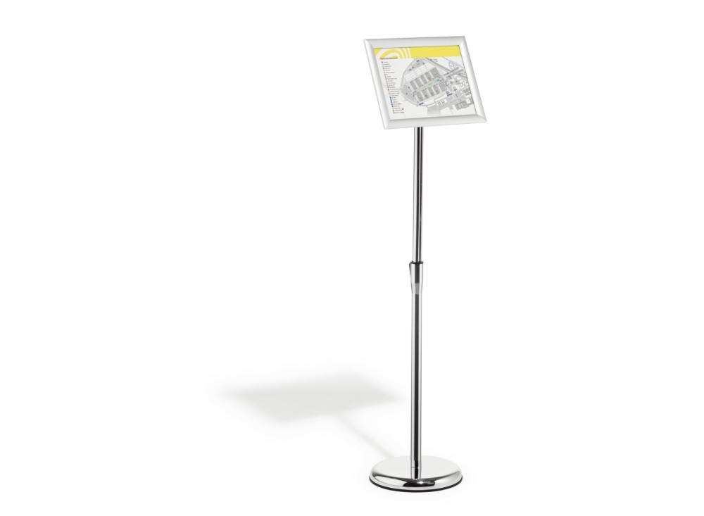 Espositore da Pavimento con Cornice a Scatto in Alluminio