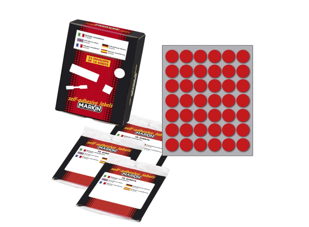 ETIC.MARKIN DIAM.MM18 ROSSA BUSTA 10FF 0876111