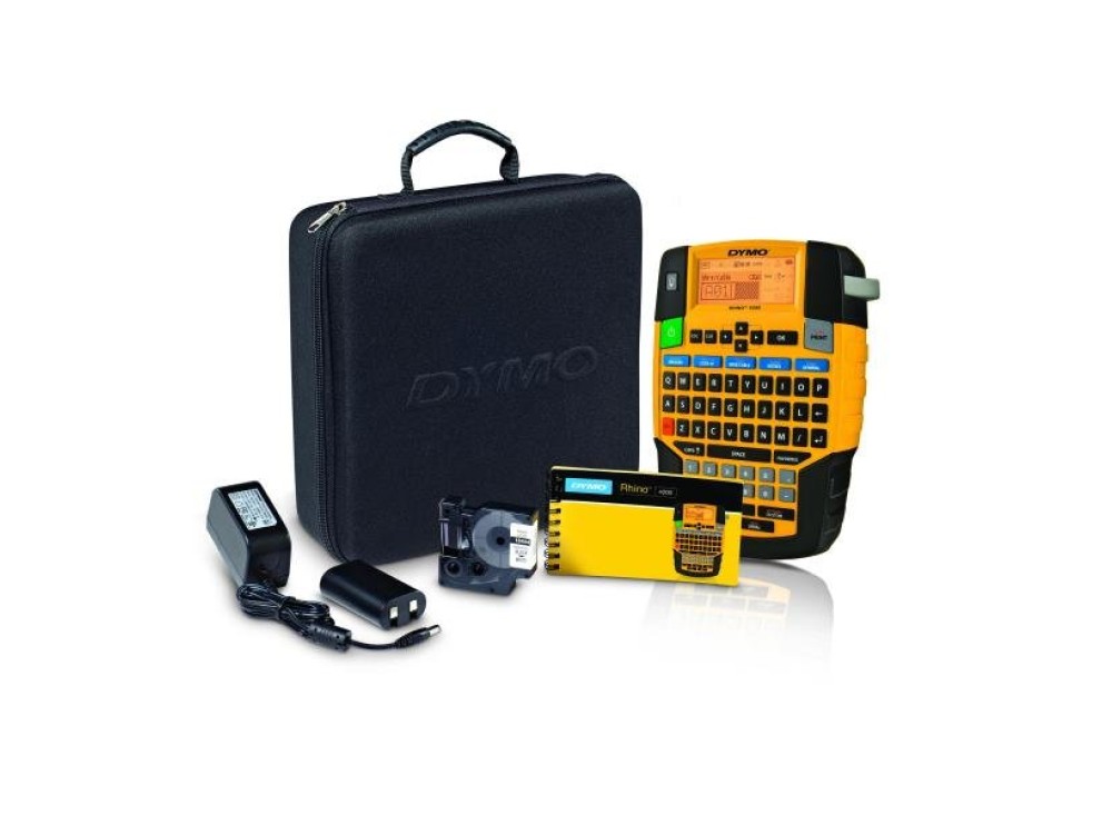 Etichettatrice industriale 19 mm Rhino 4200 Kit Case DYMO