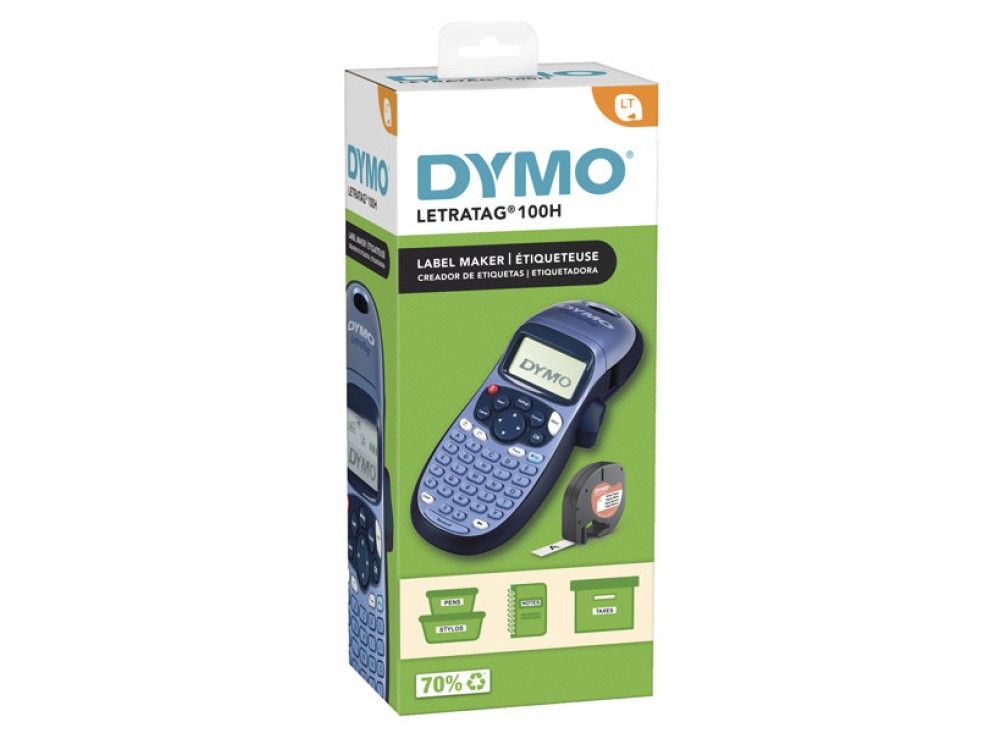 Etichettatrice portatile LetraTag LT 100H DYMO, nastro 12 mm EX10002104