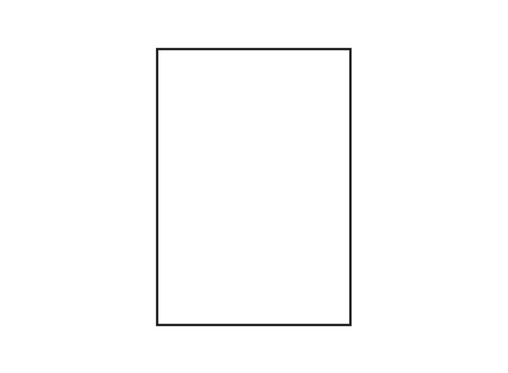 Etichette Bianche Adesive, in Scatola da 100 Fogli, Disponibili in Vari Formati, Template Preimpostato per la Stampa sca 0R0172 0872021