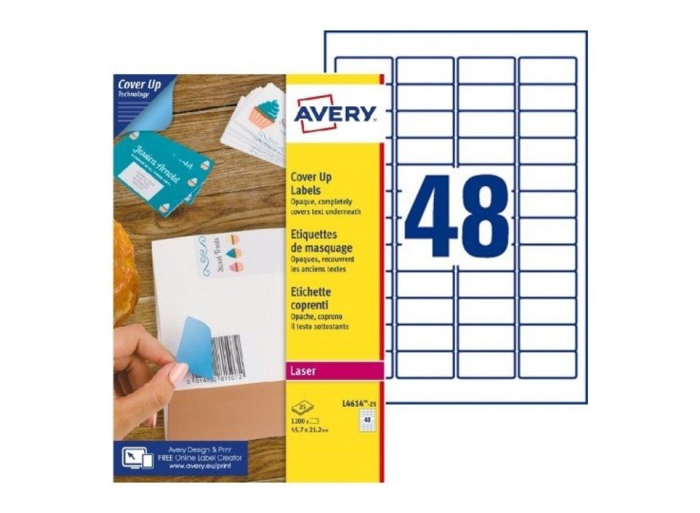 Etichette in Carta Bianche Coprente per Stampanti Laser