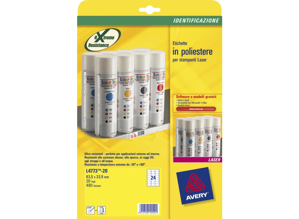 Etichette Super Aderenti