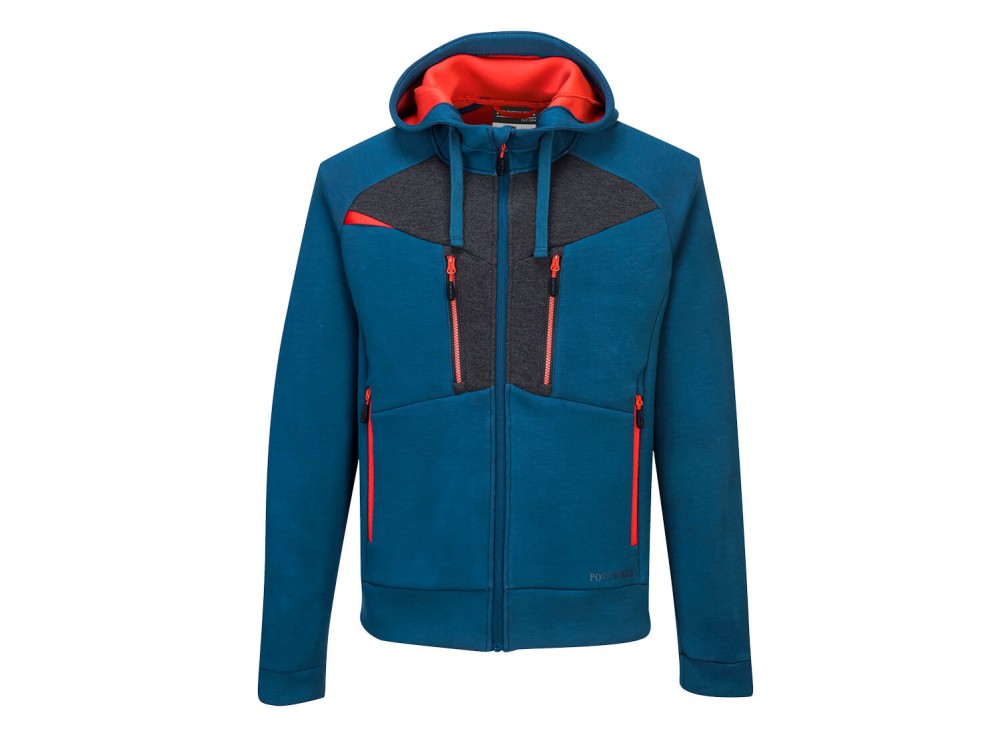 Felpa con Cappuccio Full Zip DX4 Grigio Metallo