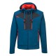 Felpa con Cappuccio Full Zip DX4 Grigio Metallo