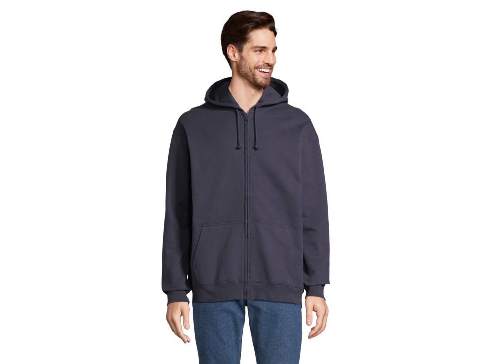 Felpa Full Zip con Cappuccio Carter