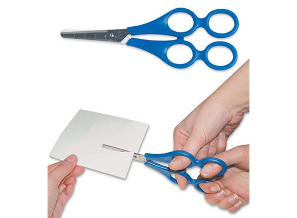 Forbici Centrimetrate Presa Doppia con Lama da 17 cm