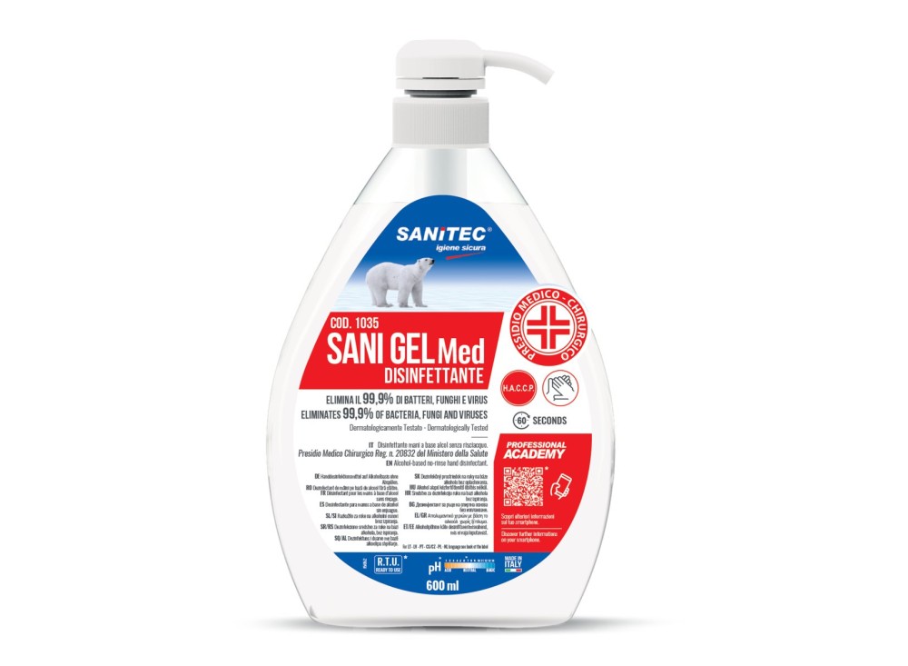 Gel Disinfettante per le Mani, PMC, 77% Alcool, Disponibile in Diversi Formati