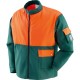 Giacca Antitaglio Arancione/Verde per Uso Forestale