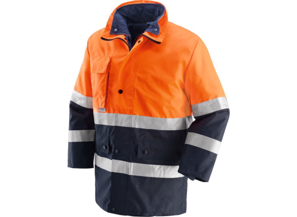 Giaccone Alta Visibilità in GBTEX Brennero Arancio/Blu Tg. XL
