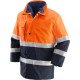 Giaccone Alta Visibilità in GBTEX Brennero Arancio/Blu Tg. XL