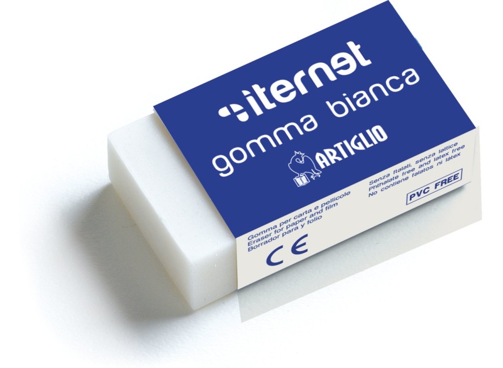 Gomma Model Plastic per Cancellare, Tecnopolimera, Morbida