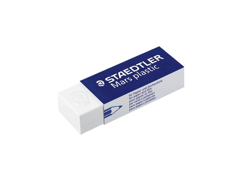 Gomma per Cancellare, Mars Plastic, Bianca, Morbida, per Grafite 0212510