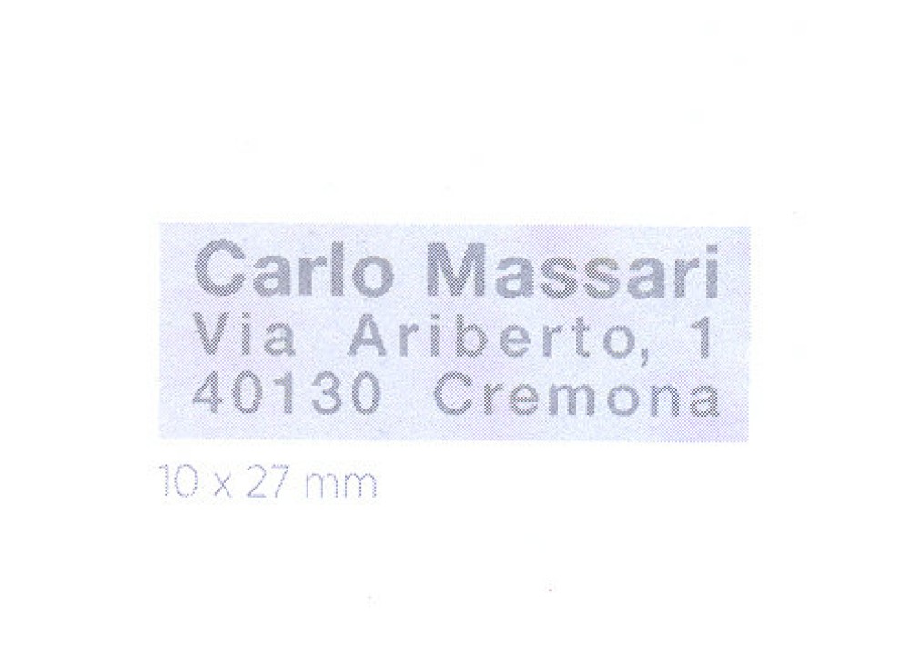 GOMMINO PERSONALIZZATO PER TIMBRO