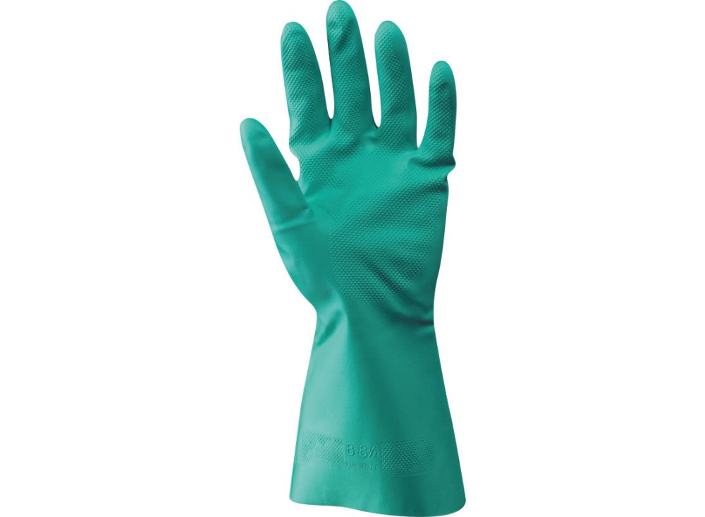 Guanti in Nitrile Interno Floccato in Cotone