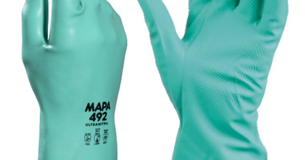 Mapa Guanti In Nitrile Verde 46 Cm Mapa480 - Ferramenta Casalinghi