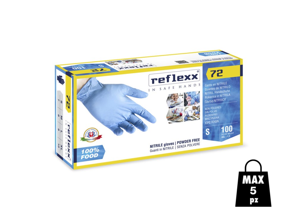 Guanti in Nitrile Senza Polvere R72 0A70128