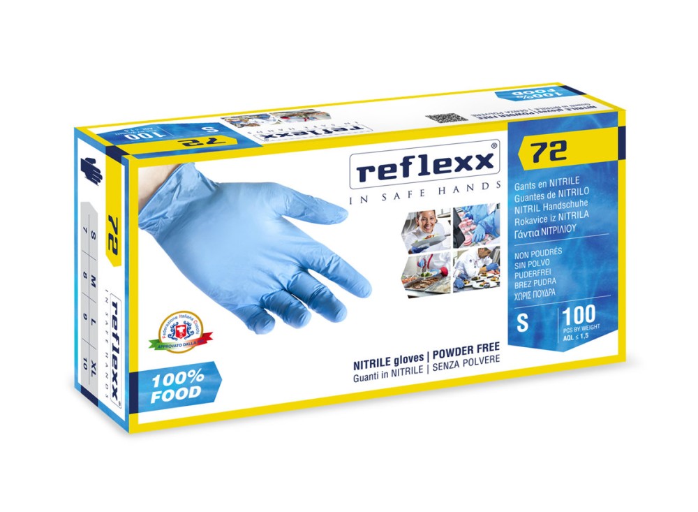Guanti in Nitrile Senza Polvere R72