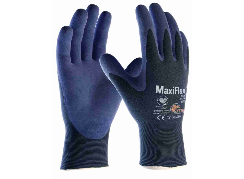 Guanti in Schiuma di Nitrile ATG 34-274 Maxiflex Elite