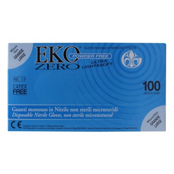 Guanti monouso Eko Zero Gardening in nitrile senza polvere