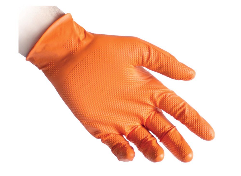 Guanti Monouso In Nitrile Senza Polvere Full Grip N85 gr. 8,4 Ultra Resistente